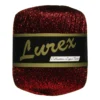 Garn Lammy Lurex 25g röd