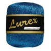 Garn Lammy Lurex 25g turkos