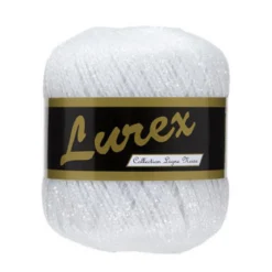 Garn Lammy Lurex 25g vit