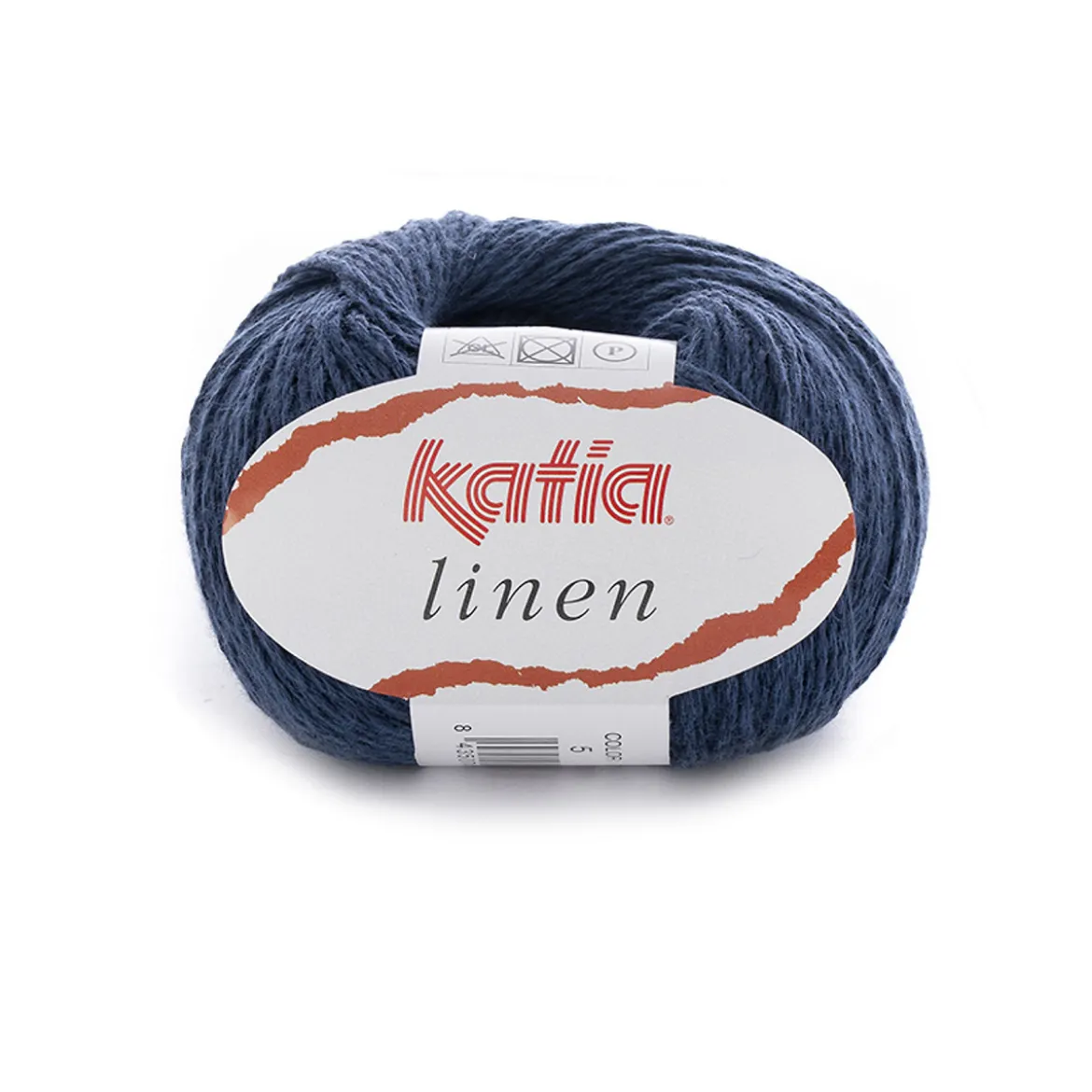 Garn Linen 50g mörkblå