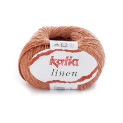 Garn Linen 50g rost