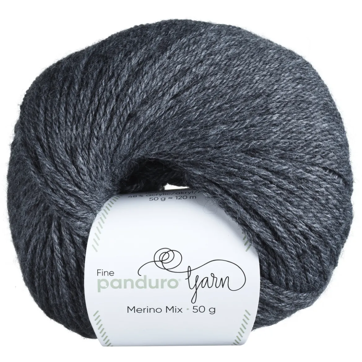 Garn Merino Mix 50g antracit
