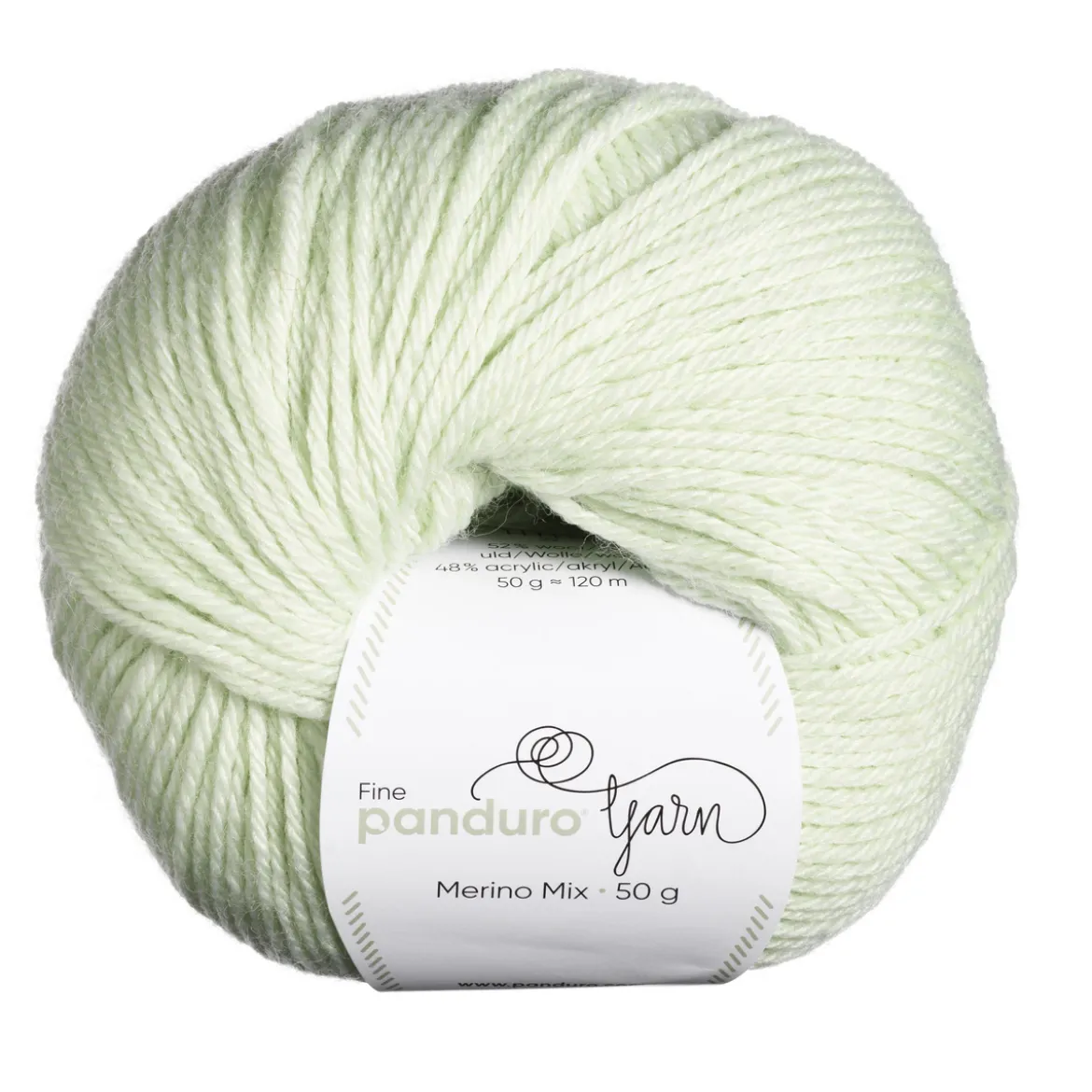 Garn Merino Mix 50g babygrön