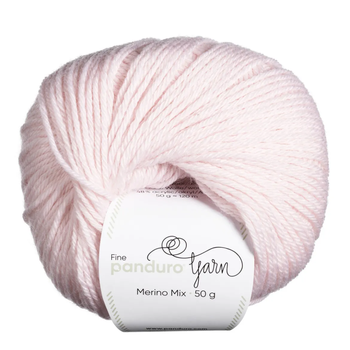 Garn Merino Mix 50g babyrosa