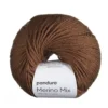 Garn Merino Mix 50g choklad