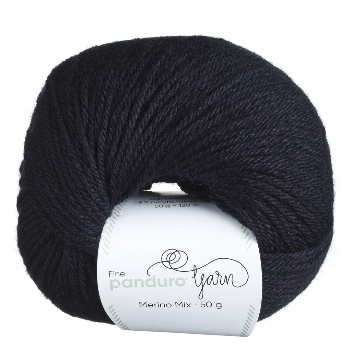 Garn Merino Mix 50g marinblå