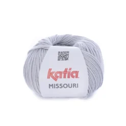 Garn Missouri 50g ljusgrå