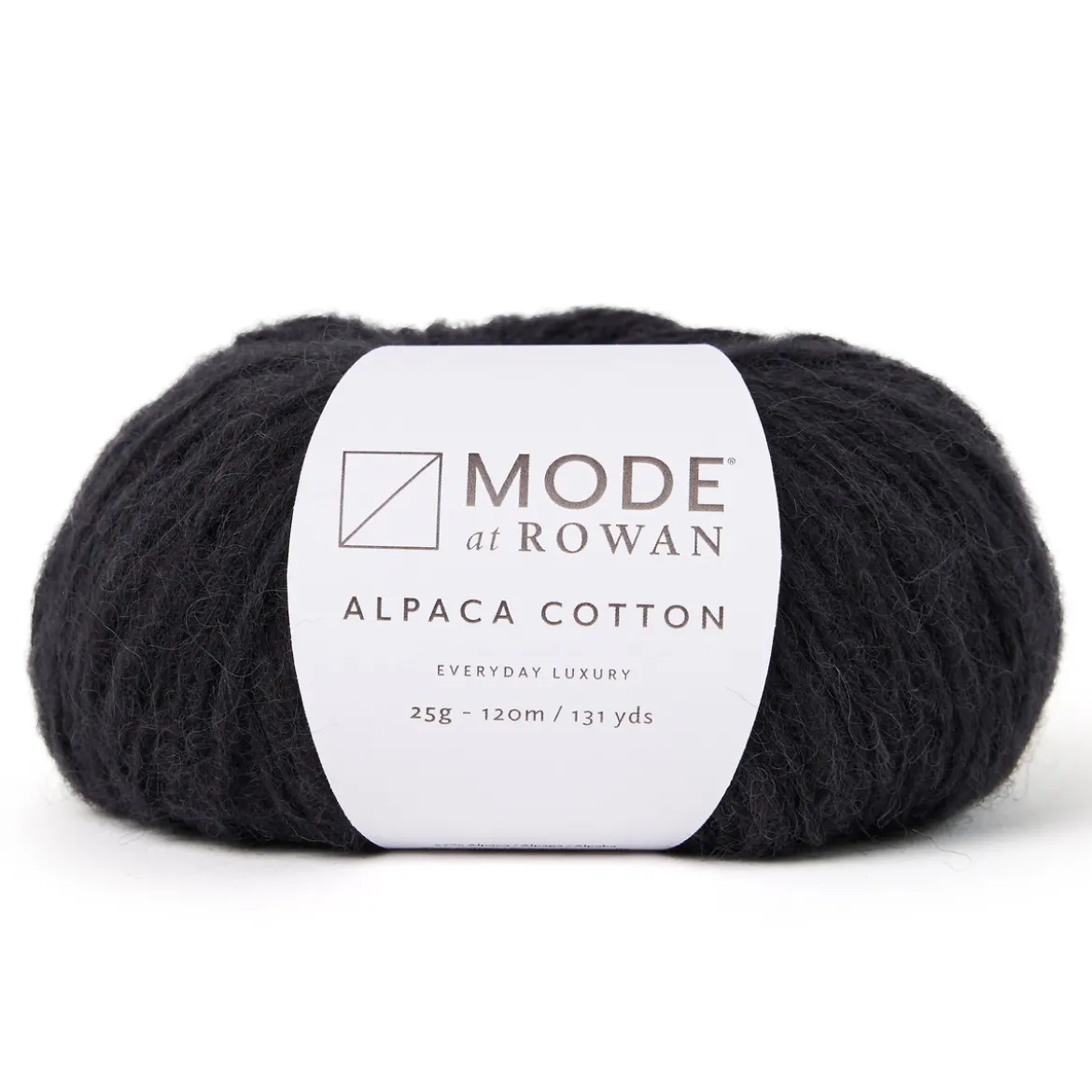 Garn Mode at Rowan Alpaca Cotton 25g – Noir 010