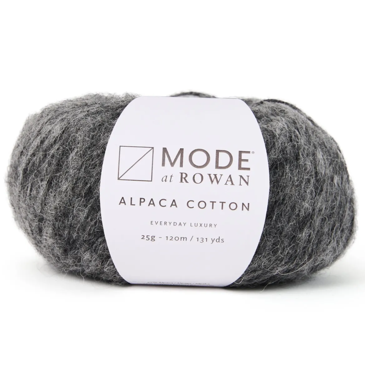 Garn Mode at Rowan Alpaca Cotton 25g – Charcoal melange 012
