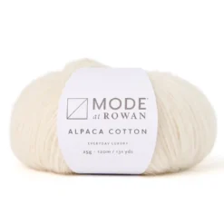 Garn Mode at Rowan Alpaca Cotton 25g – Snowflake 014