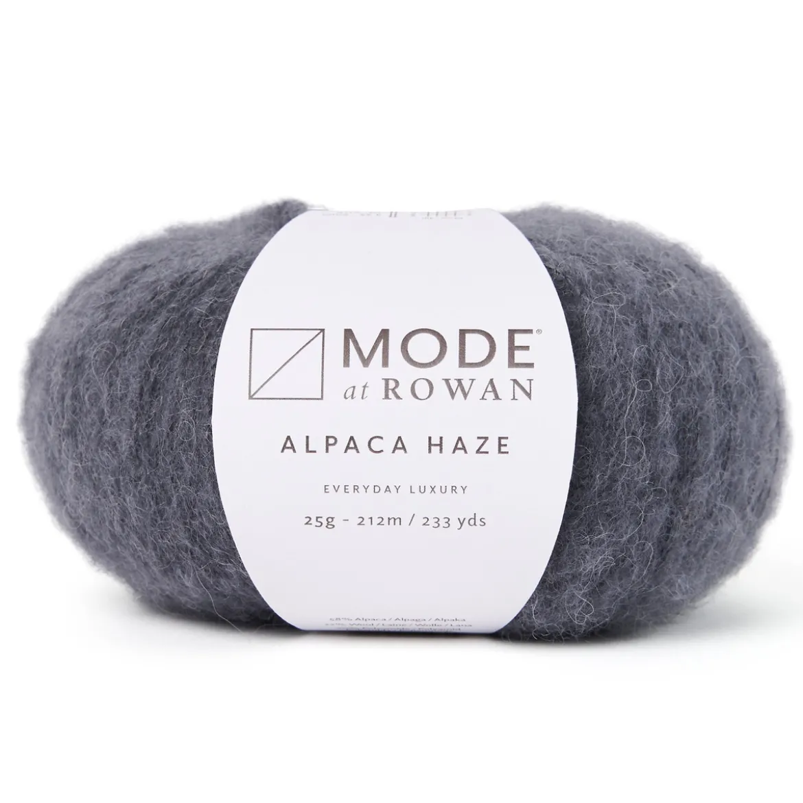 Garn Mode at Rowan Alpaca Haze 25g – Shadow 010
