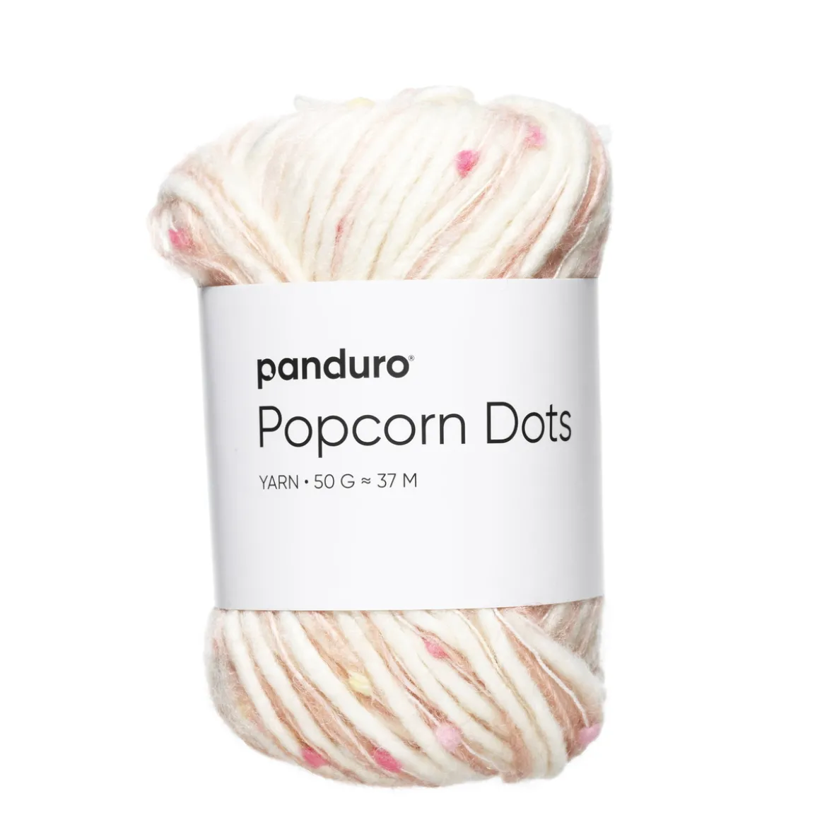 Garn Popcorn Dots 50 g rosa