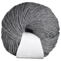 Garn Pure Merino 50g mörkgrå