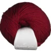 Garn Pure Merino 50g mörkröd