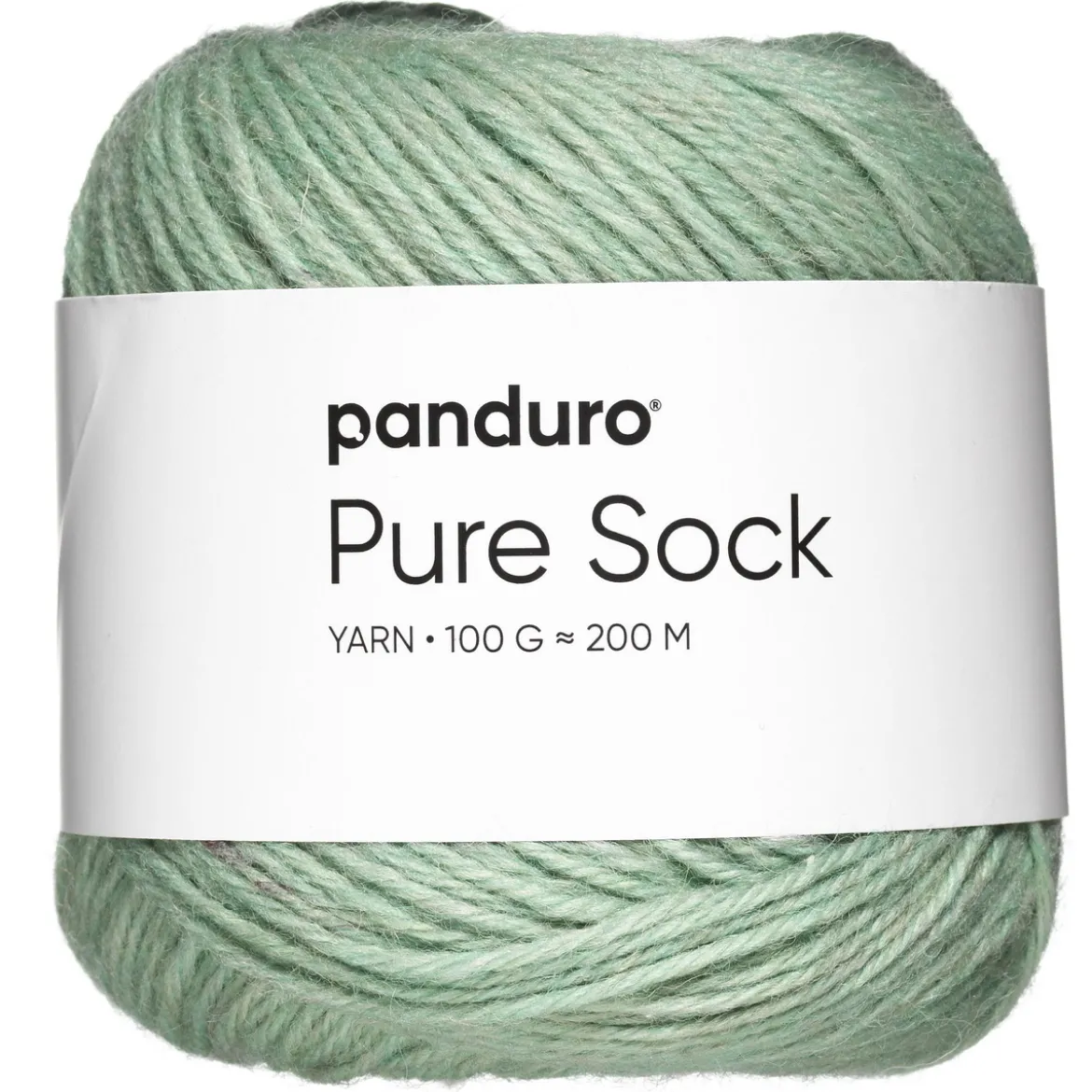 Garn Pure Sock 100g ljusgrön