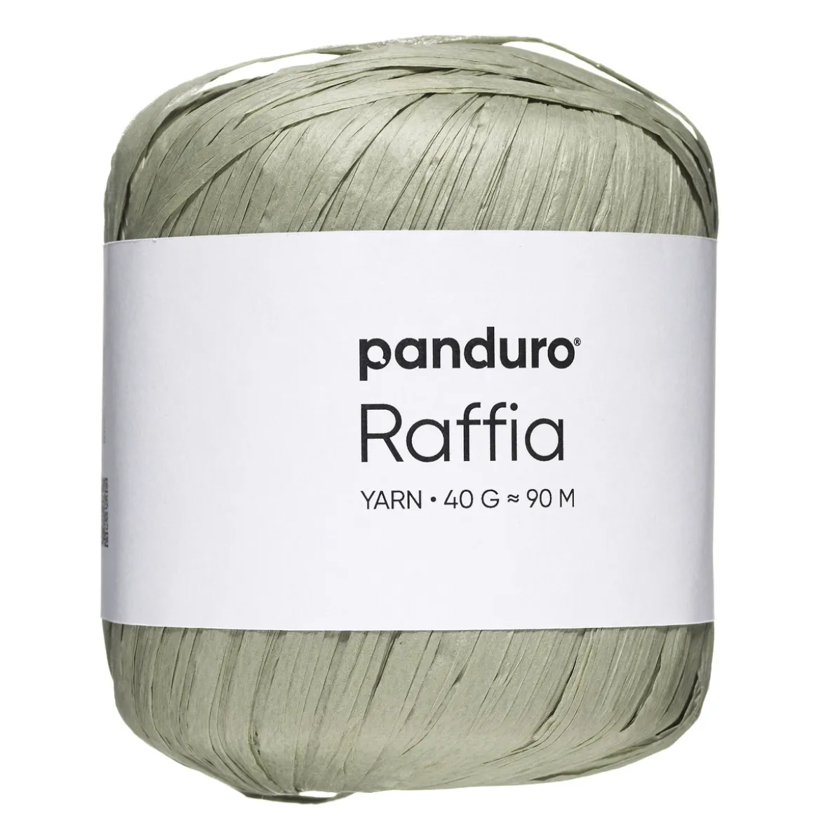 Garn Raffia 40 g ljusgrön