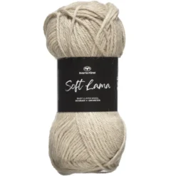Garn Soft Lama 50g beige – Bleached sand 22