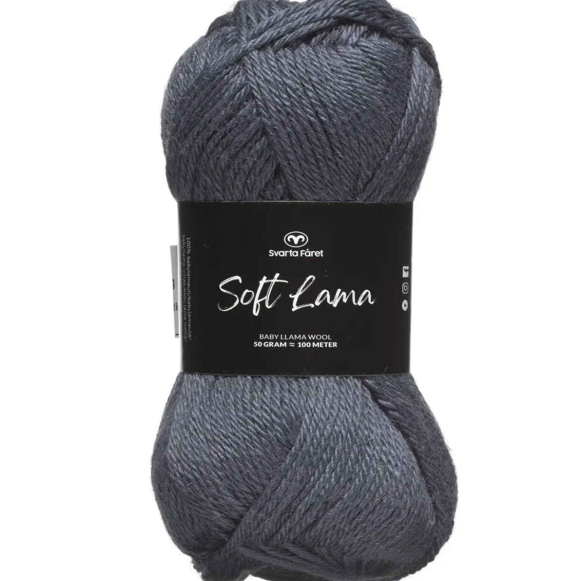 Garn Soft Lama 50g duvblå – Nightshadow blue 69