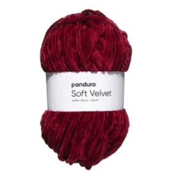Garn Soft Velvet 100g bordeaux