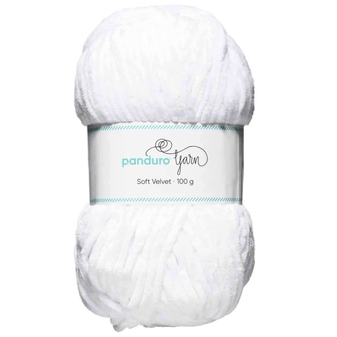 Garn Soft Velvet 100g vit