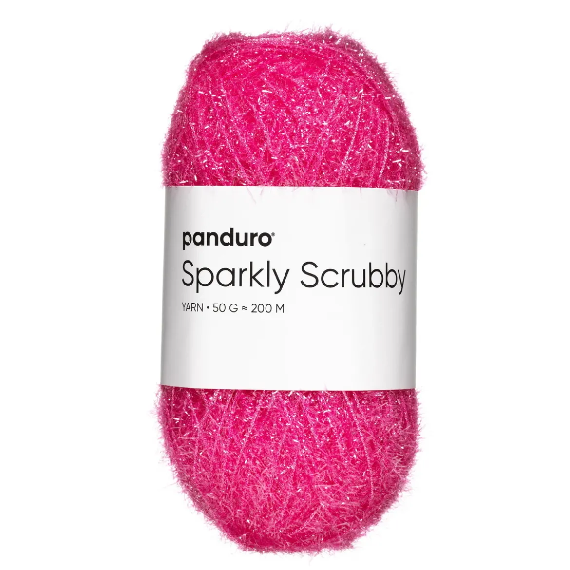 Garn Sparkly Scrubby 50g ceris