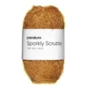 Garn Sparkly Scrubby 50g ljusbrun