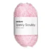 Garn Sparkly Scrubby 50g ljusrosa