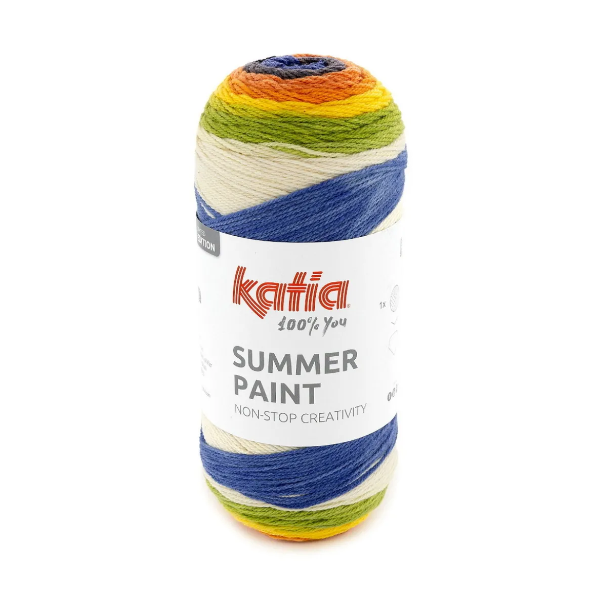 Garn Summer Paint 150g brända toner (504 på bilden)