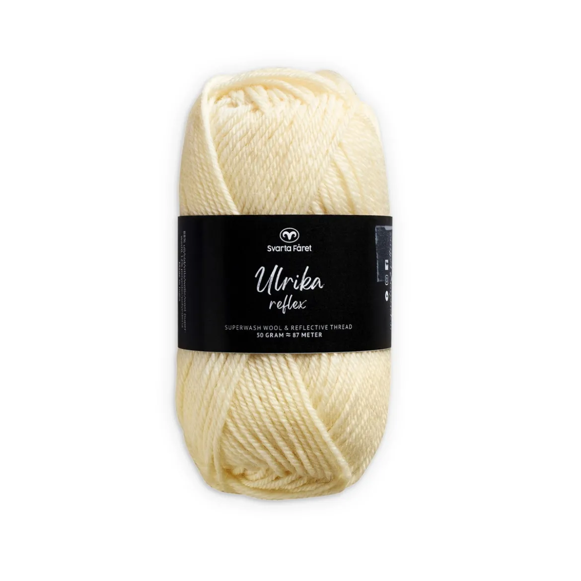 Garn Svarta Fåret Ulrika Reflex 50g jeans – 087 Gasoline blue