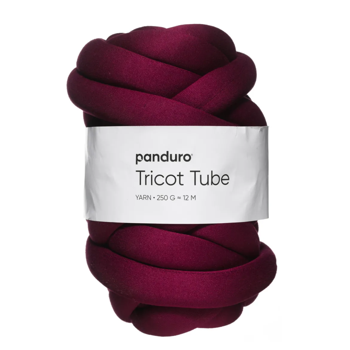 Garn Tricot Tube 250g vinröd