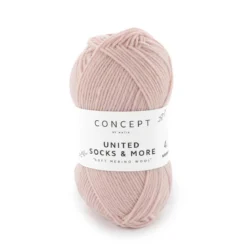 Garn United Socks 25g ljusrosa