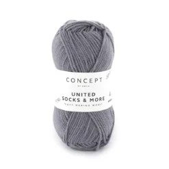 Garn United Socks 25g mellangrå