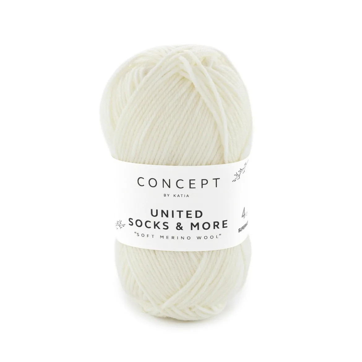 Garn United Socks 25g offwhite