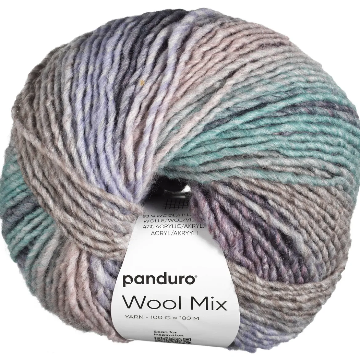 Garn Wool Mix 100g pastell
