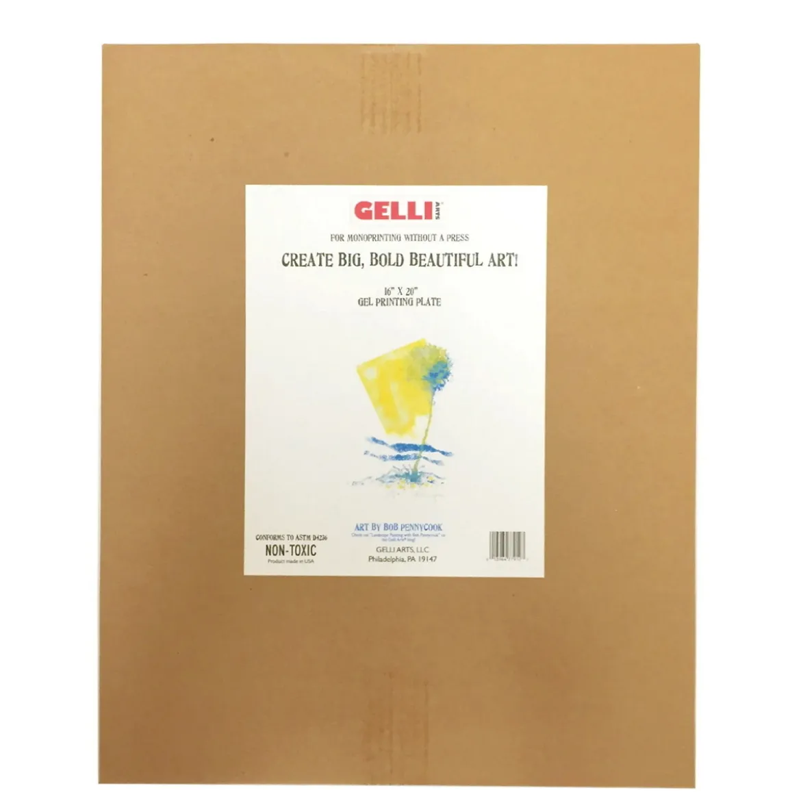Gelli Arts rektangulär platta 40,6×50,8 cm / 16×20 tum
