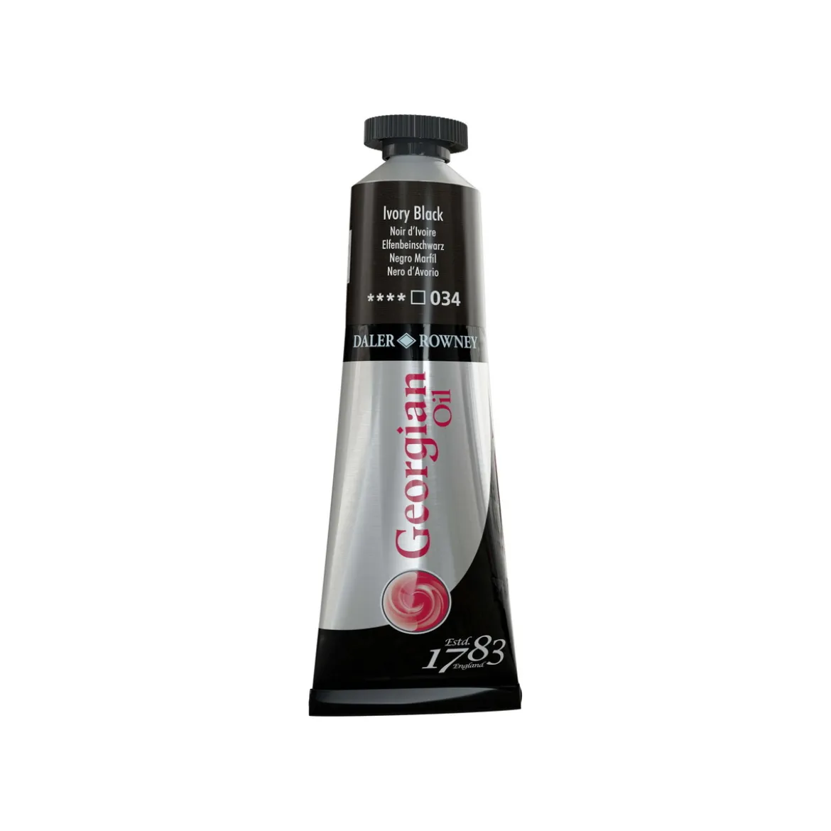 Georgian Oil Colour oljefärg 38 ml Lamp Black 035