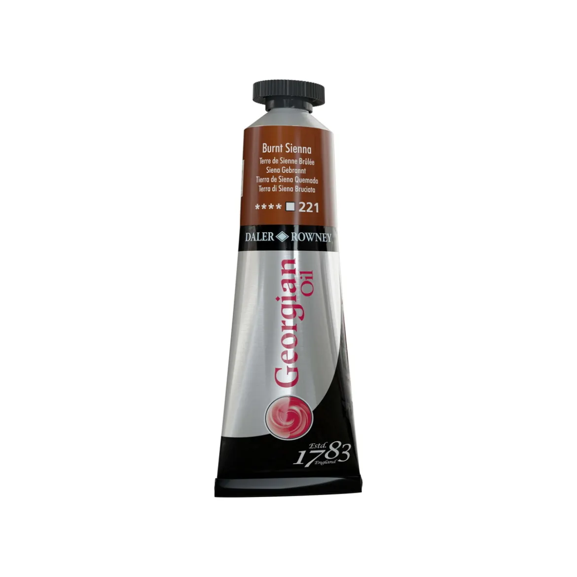 Georgian Oil Colour oljefärg 38 ml Burnt Sienna 221