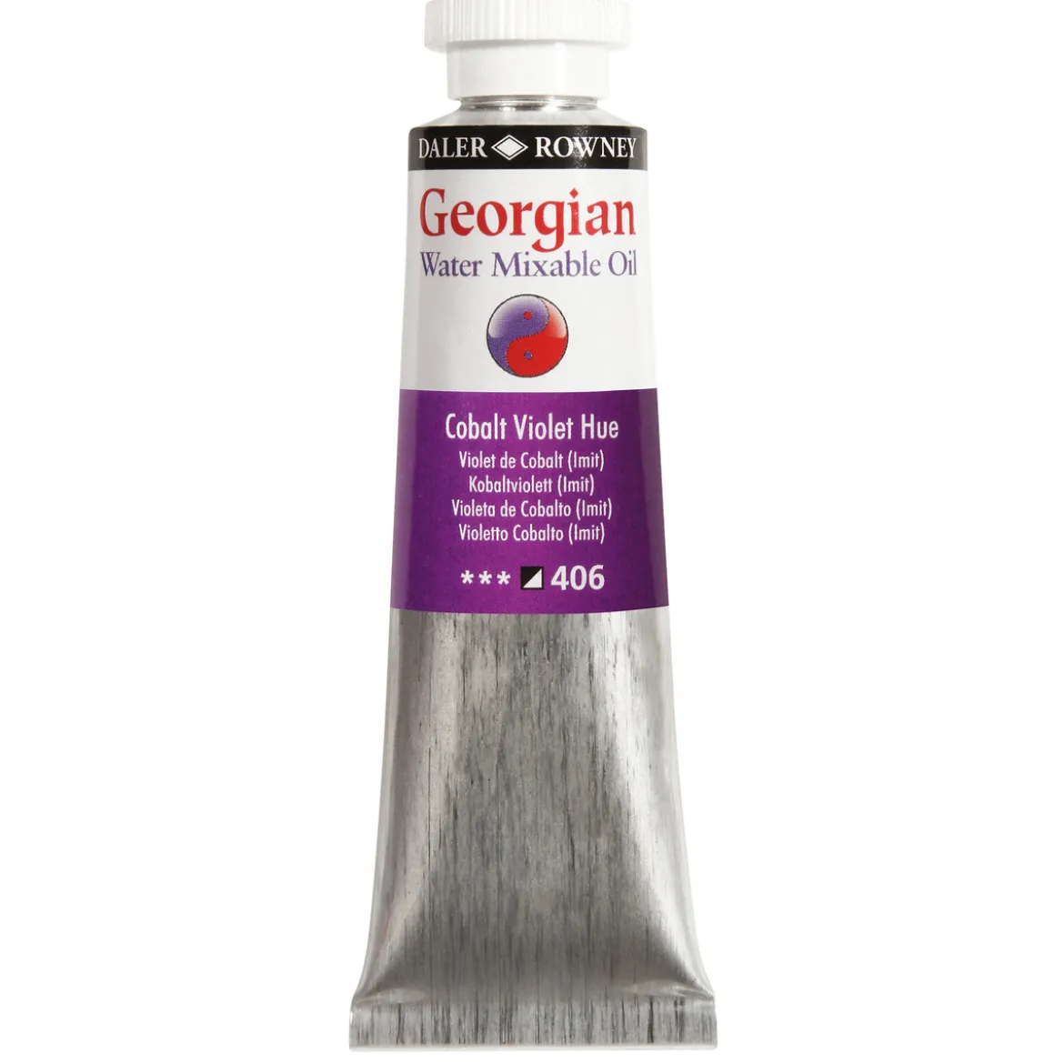 Georgian Water Mixable Oil Colour, vattenlöslig oljefärg 37 ml Cobalt Violet Hue 406