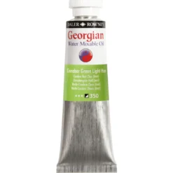 Georgian Water Mixable Oil Colour, vattenlöslig oljefärg 37 ml Cinnabar Green Light Hue 350