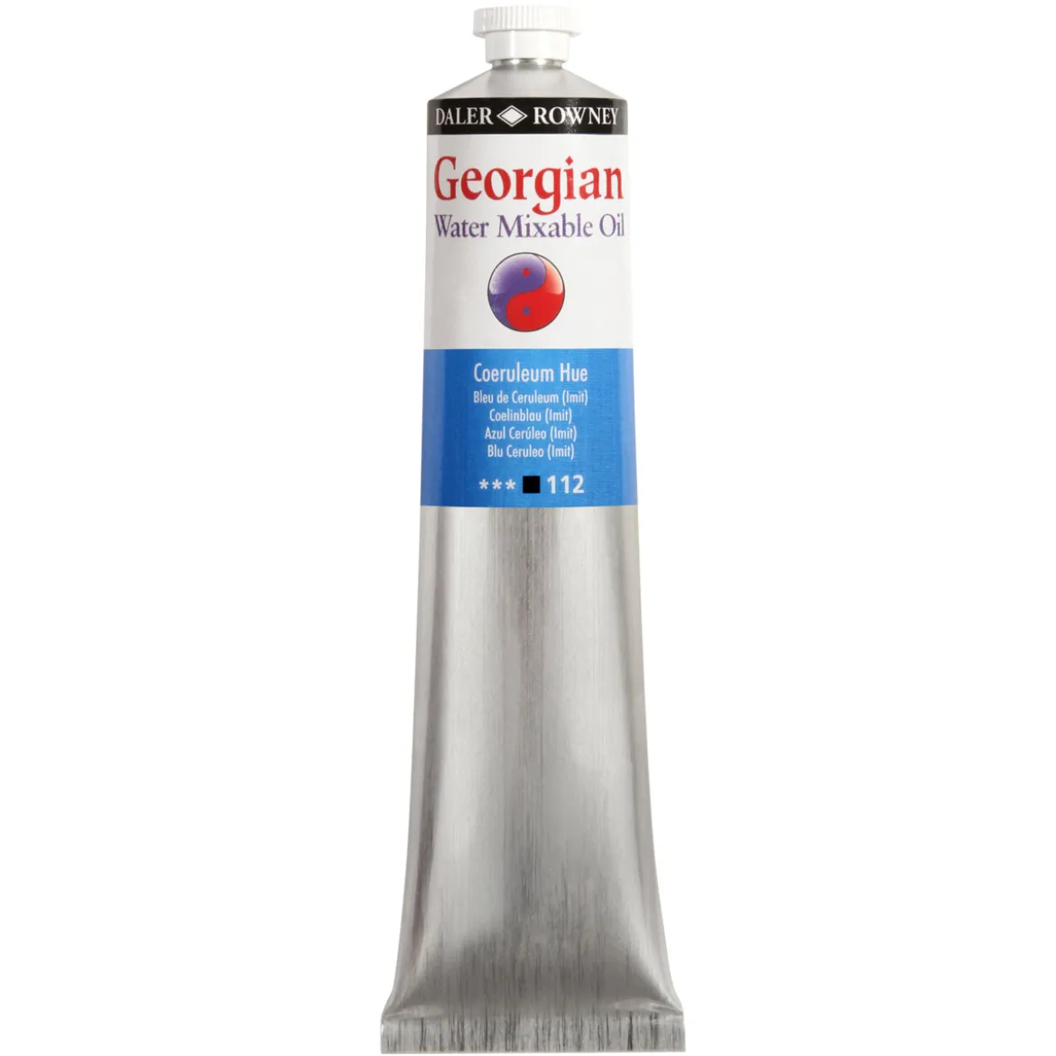 Georgian Water Mixable Oil Colour, vattenlöslig oljefärg 200 ml Sky Blue 130