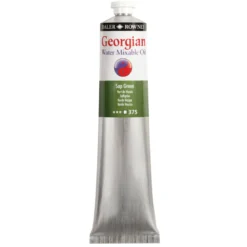 Georgian Water Mixable Oil Colour, vattenlöslig oljefärg 200 ml Sap Green 375