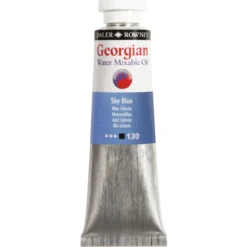 Georgian Water Mixable Oil Colour, vattenlöslig oljefärg 37 ml Sky Blue 130