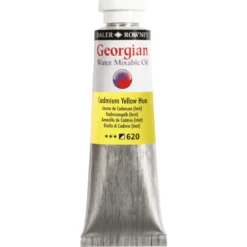 Georgian Water Mixable Oil Colour, vattenlöslig oljefärg 37 ml Cadmium Yellow Hue 620