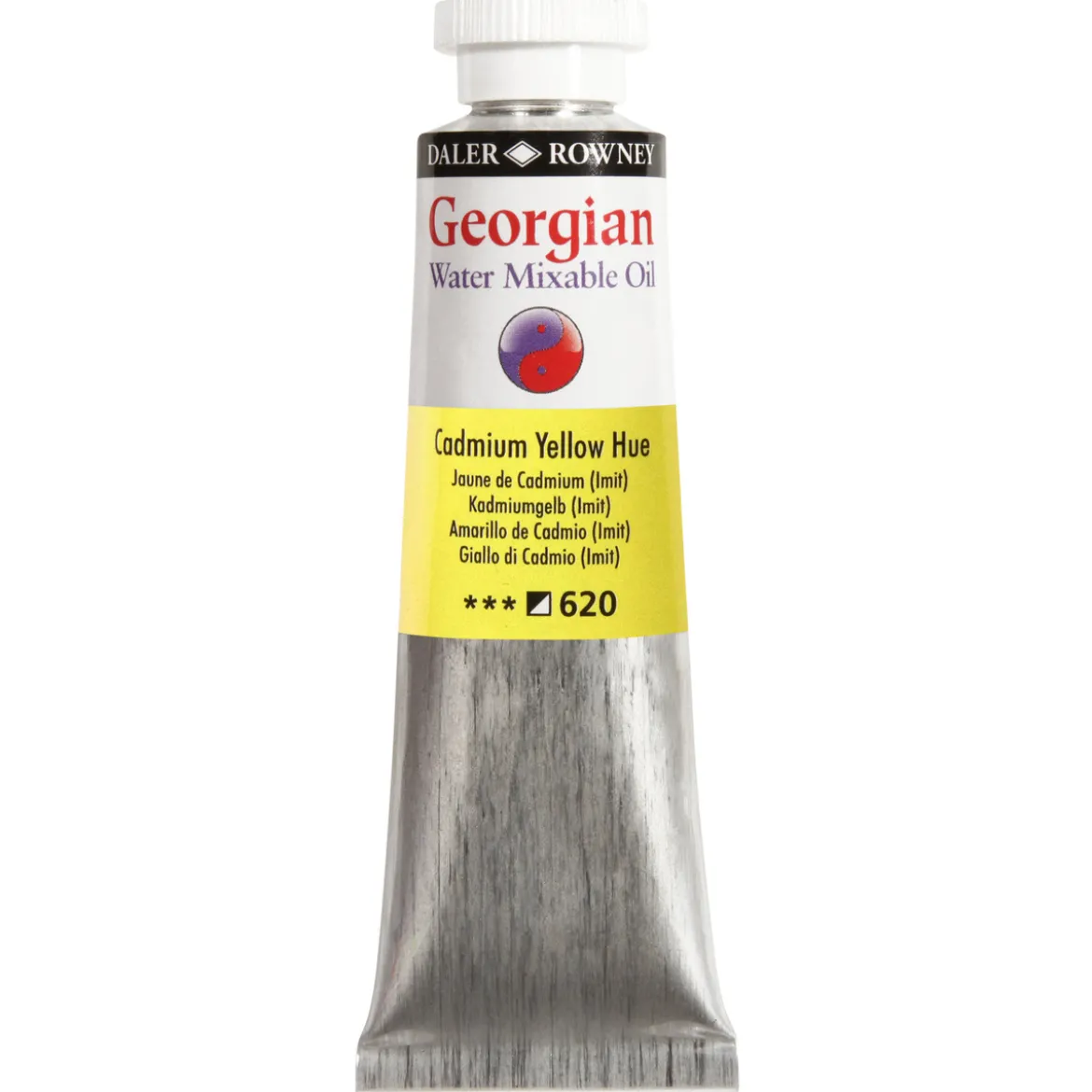 Georgian Water Mixable Oil Colour, vattenlöslig oljefärg 37 ml Cadmium Yellow Hue 620