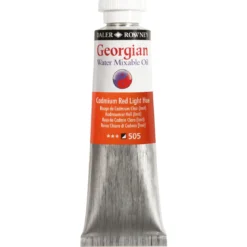 Georgian Water Mixable Oil Colour, vattenlöslig oljefärg 37 ml Cadmium Red Light Hue 505