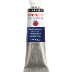 Georgian Water Mixable Oil Colour, vattenlöslig oljefärg 37 ml French Ultramarine 123