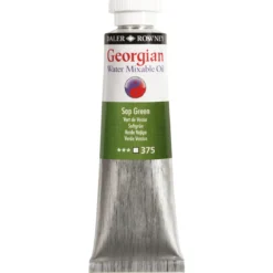 Georgian Water Mixable Oil Colour, vattenlöslig oljefärg 37 ml Sap Green 375