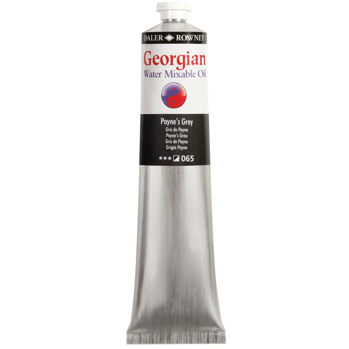 Georgian Water Mixable Oil Colour, vattenlöslig oljefärg 200 ml Payne's Grey 0065
