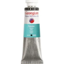 Georgian Water Mixable Oil Colour, vattenlöslig oljefärg 37 ml Turquoise 145