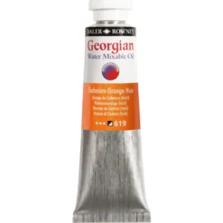 Georgian Water Mixable Oil Colour, vattenlöslig oljefärg 37 ml Cadmium Orange Hue 619
